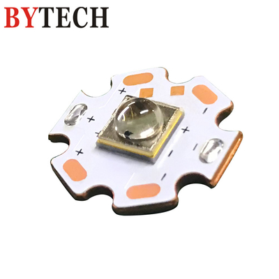 Υψηλή δύναμη UVA LEDS 3535 365nm 375nm 385nm 395nm 405nm για την εκτύπωση